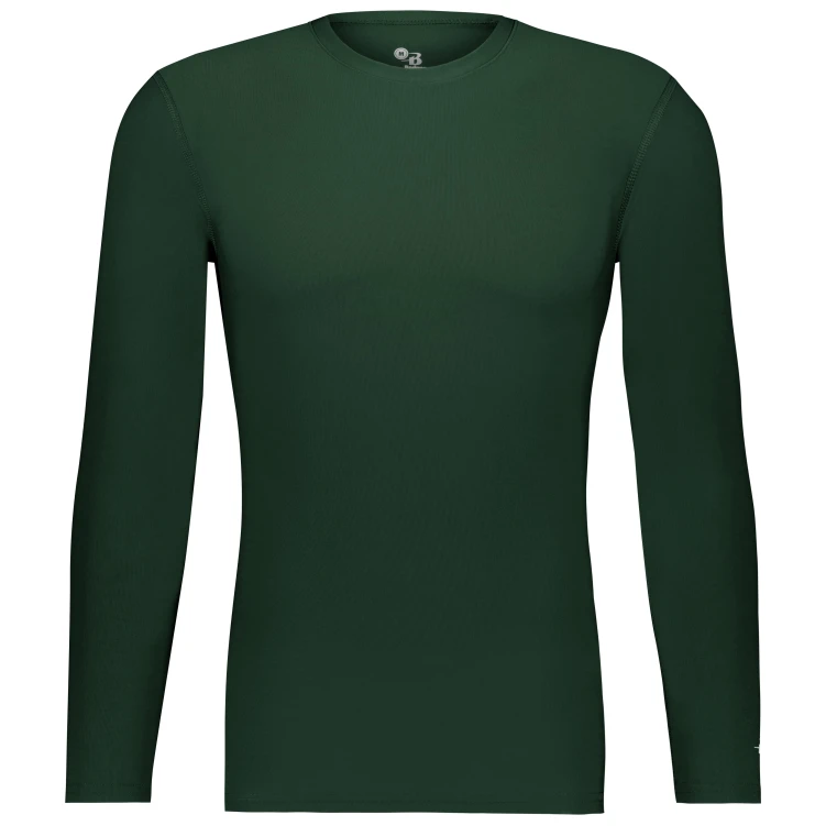 St. Andrews Academy Rugby Compression Shirt, Forest