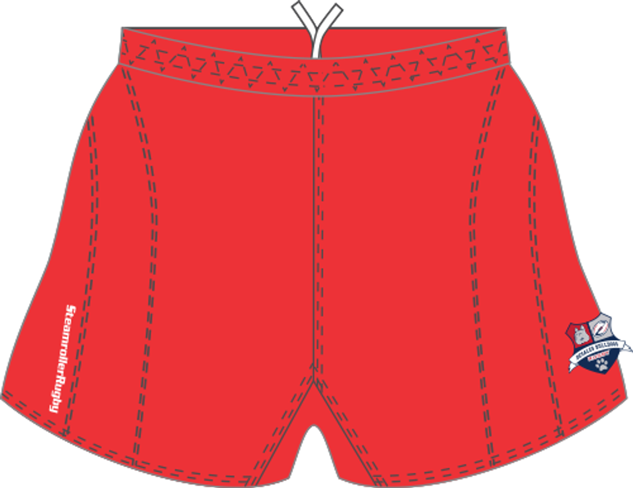 DeSales Rugby Shorts, Red