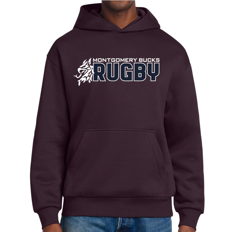 MB Rugby Hoodie, Maroon