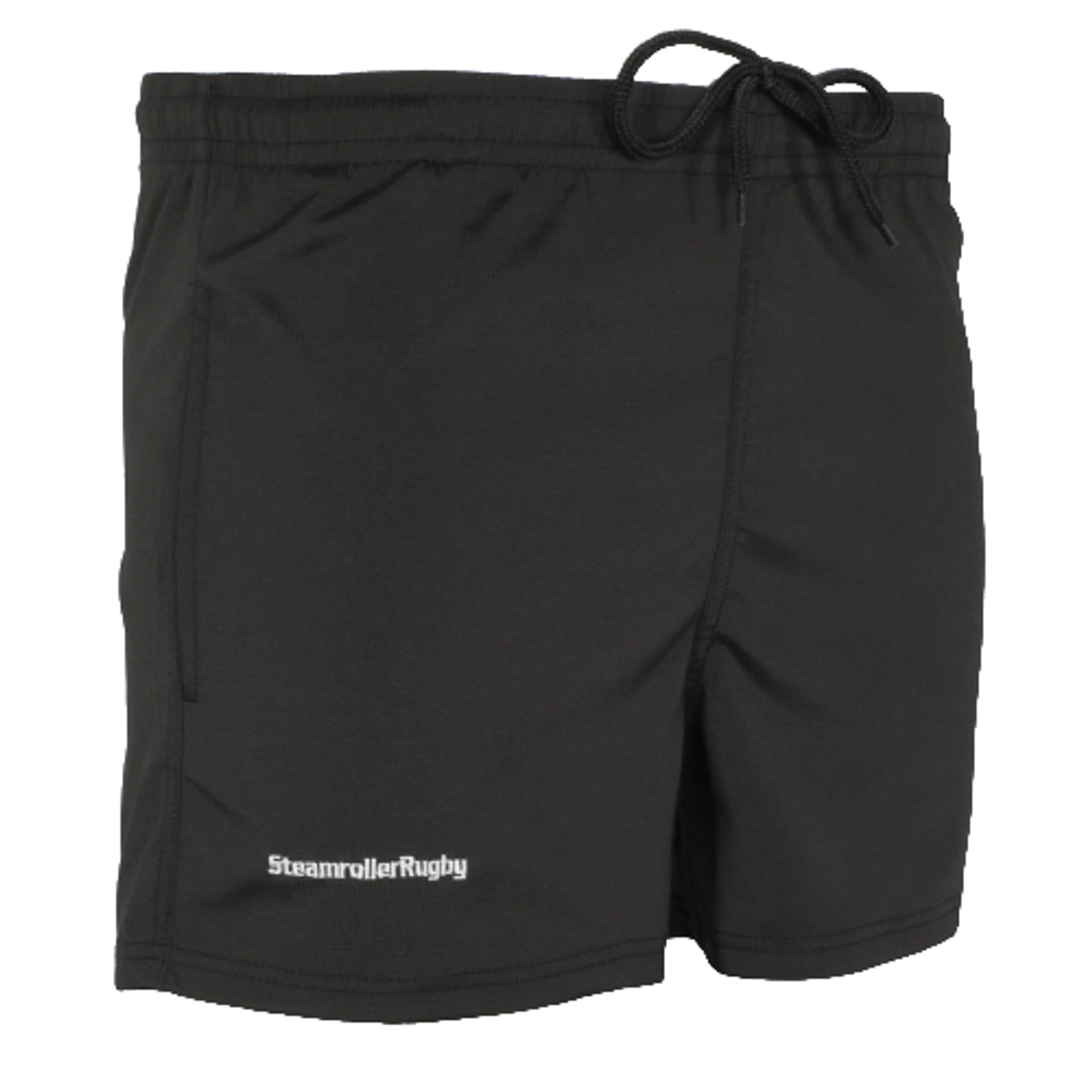 RSV Pocketed Performance Rugby Shorts, Black