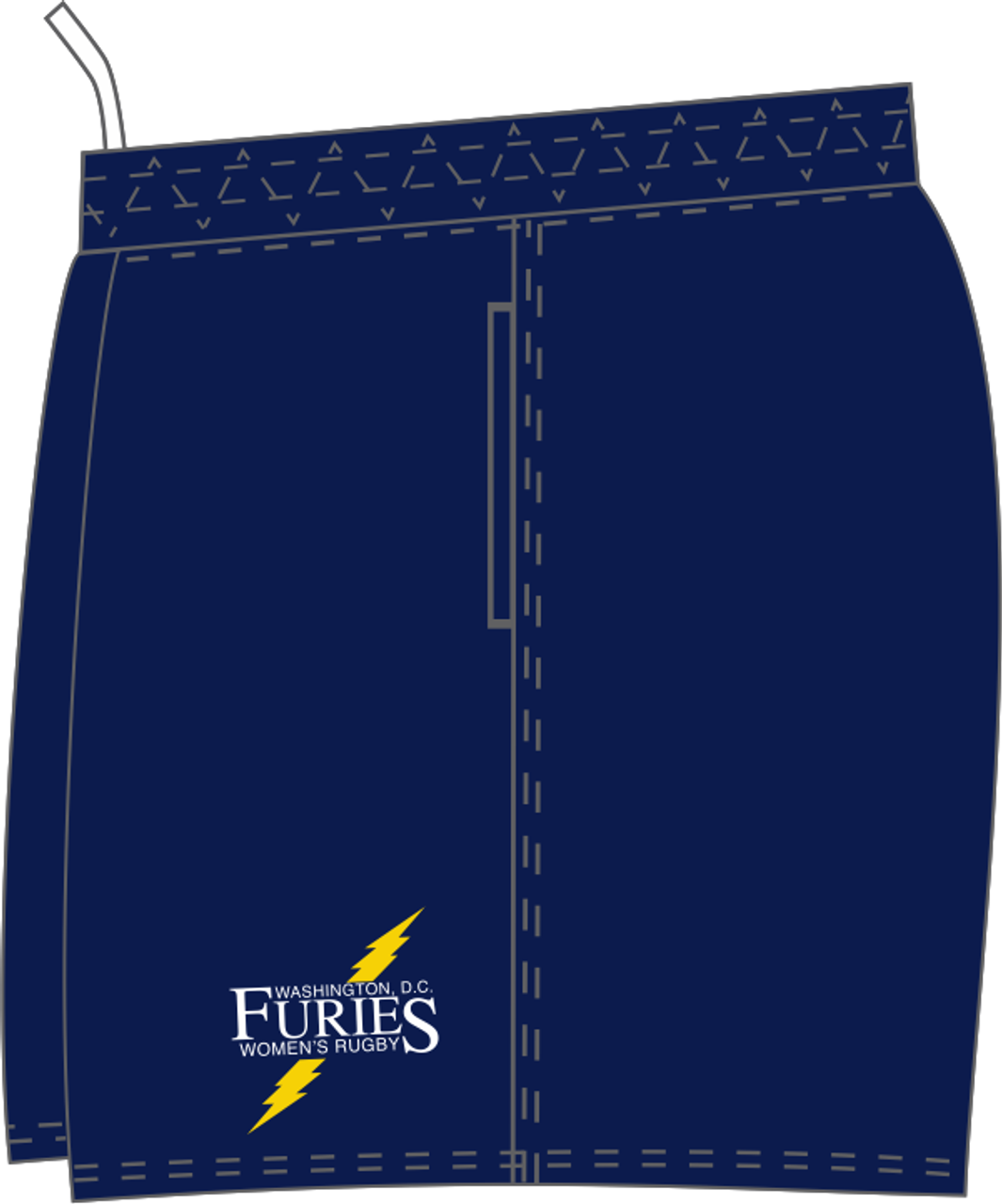 Furies SRS Pocketed Performance Rugby Shorts