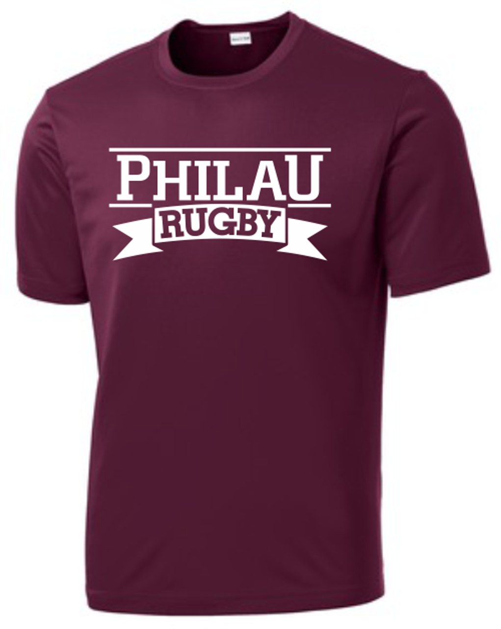 PhilaU Performance Tee, Maroon 