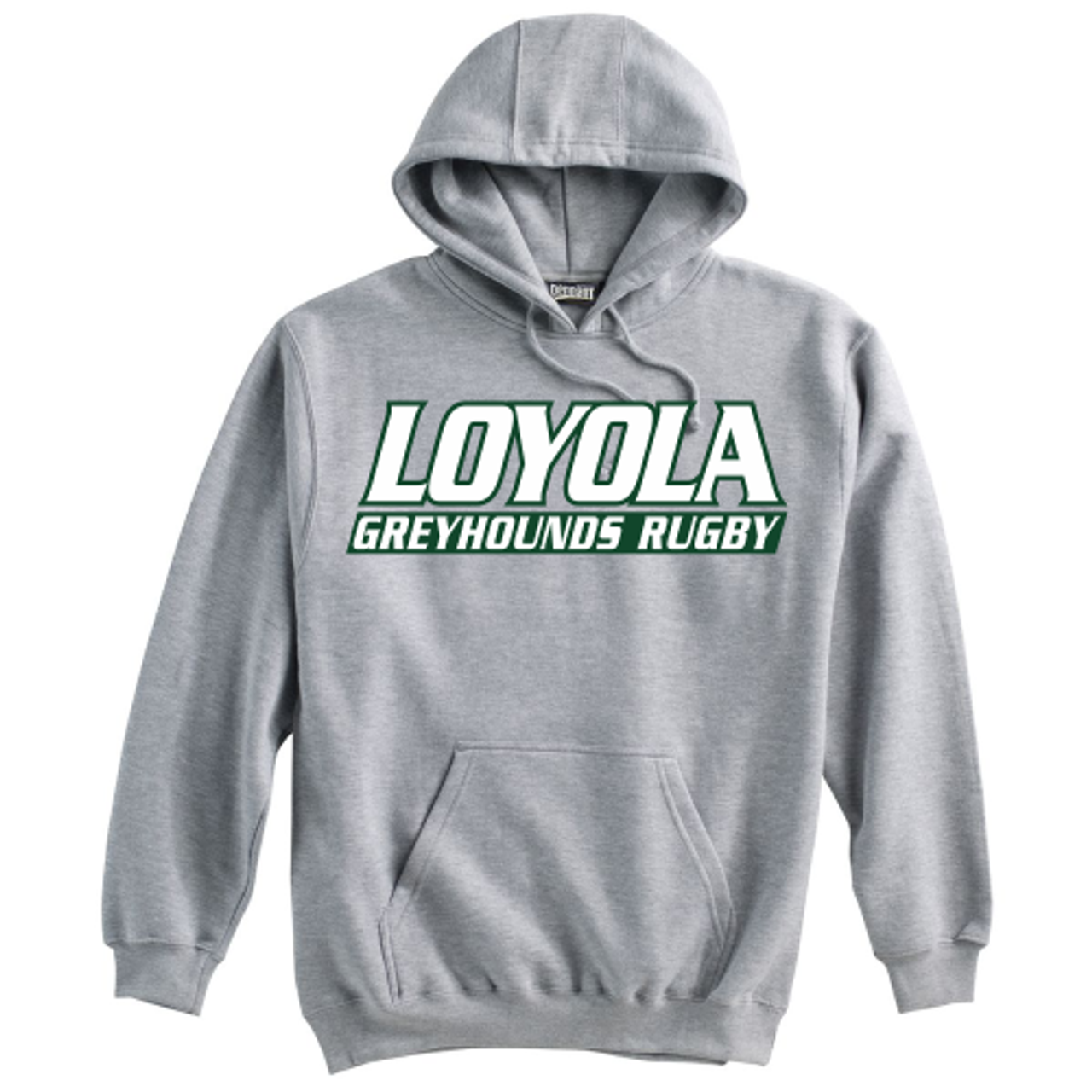 Loyola Men's Rugby Hoodie, Gray