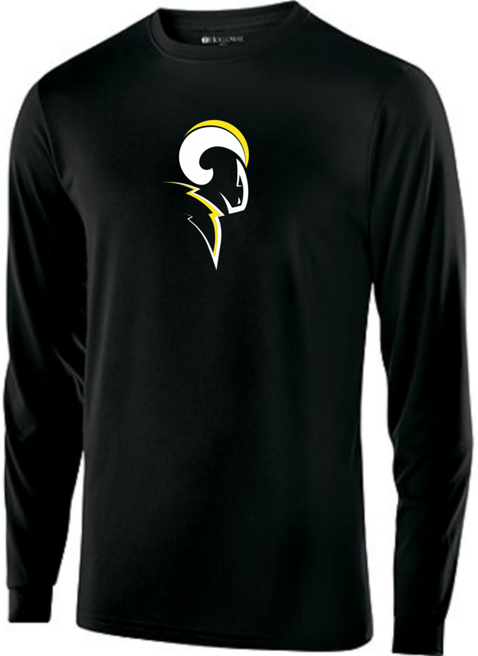 Syracuse Chargers Performance Tee, Black