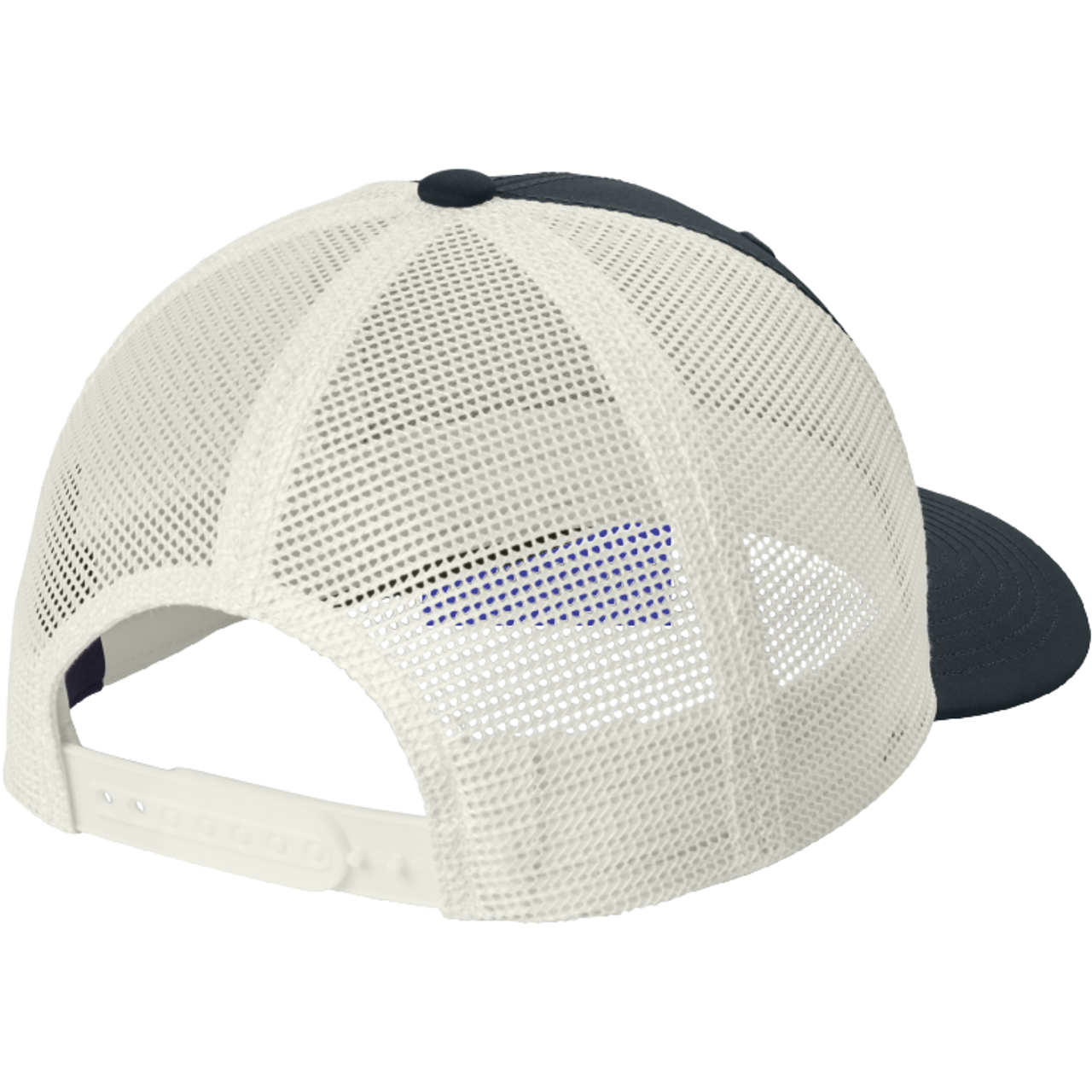 West Chester Mesh-Back Adjustable Hat, Black/White