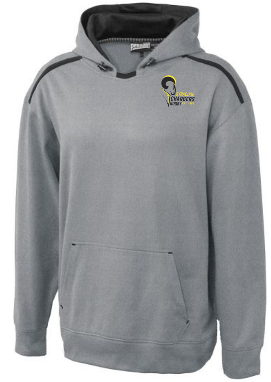 Syracuse Chargers Performance Fleece Hoodie, Gray