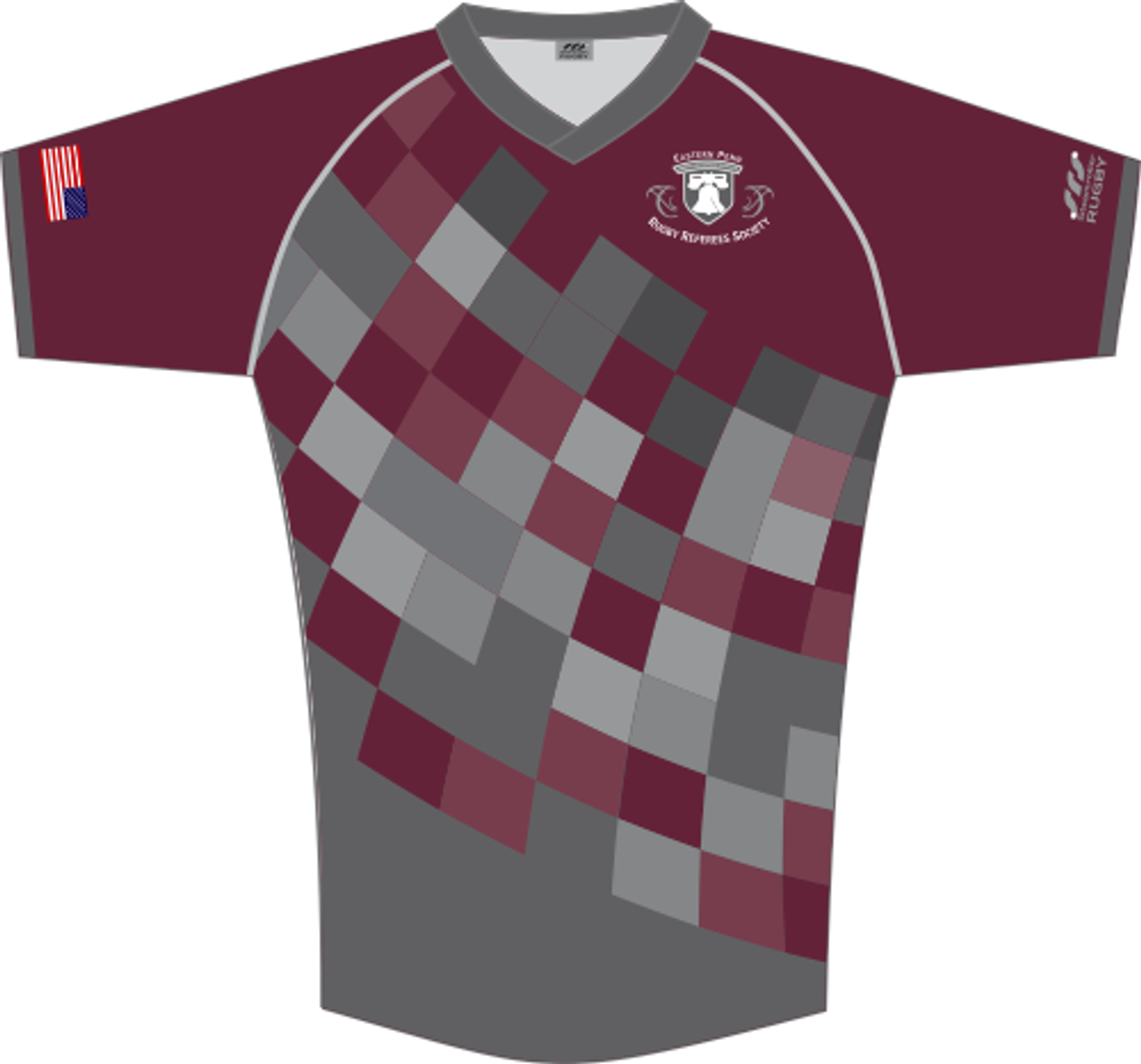 EPRRS 2018/2019 Loose-Cut Jersey, Maroon/Gray