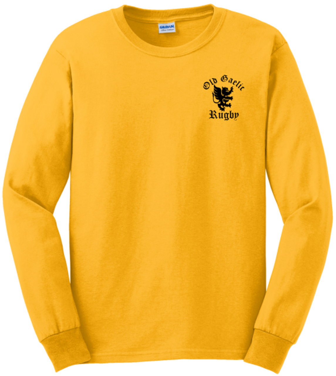 Old Gaelic Cotton Blend Tee, Gold