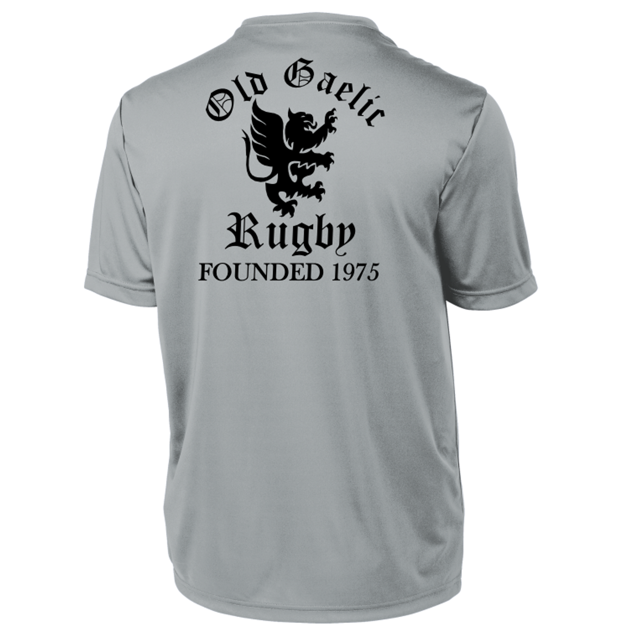 Old Gaelic Performance Tee, Gray