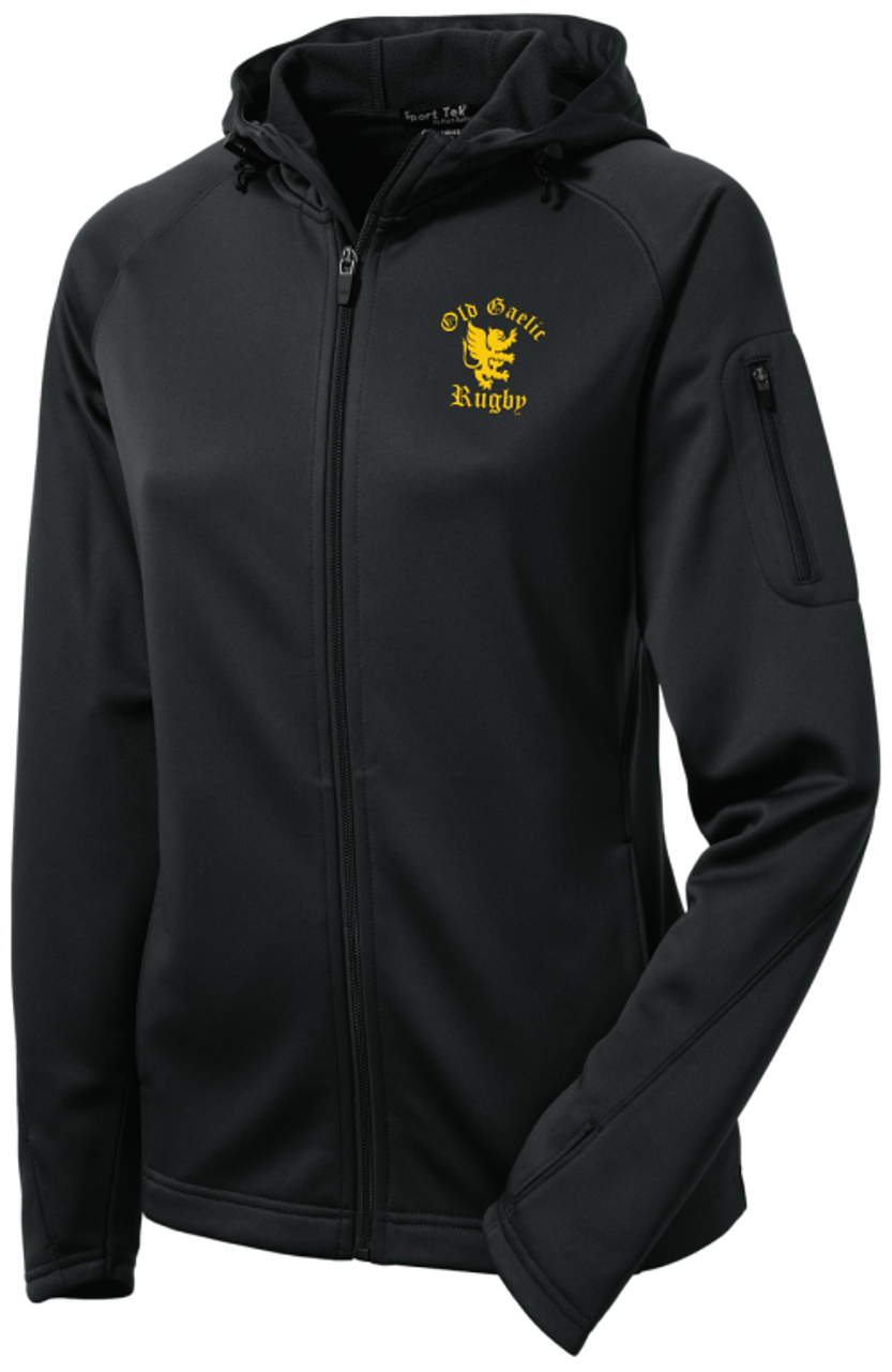 Old Gaelic Ladies-Cut Full-Zip Fleece Hoodie