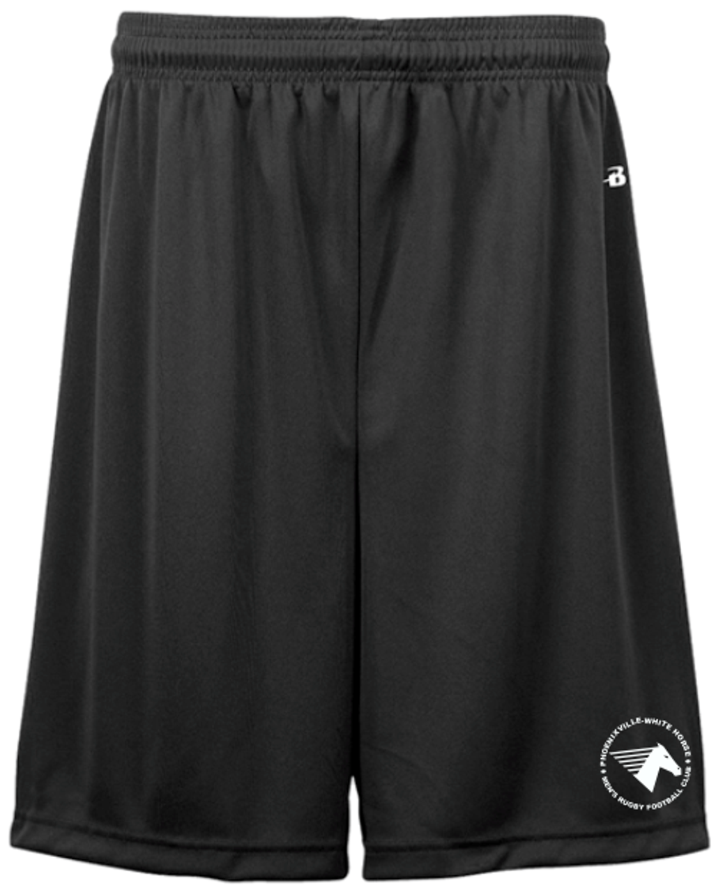 White Horse RFC Gym Short, Black