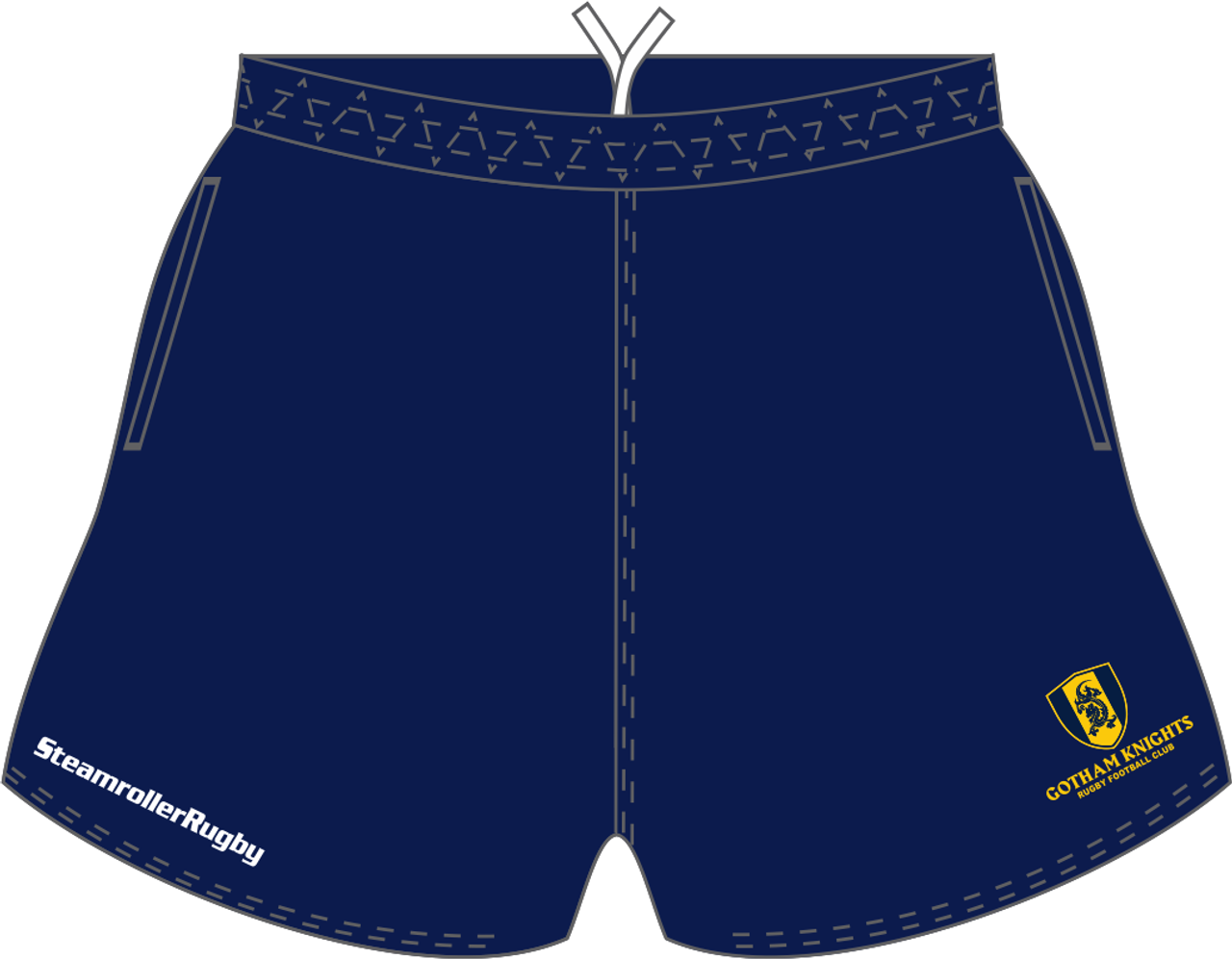 Gotham Knights SRS Pocketed Performance Rugby Shorts