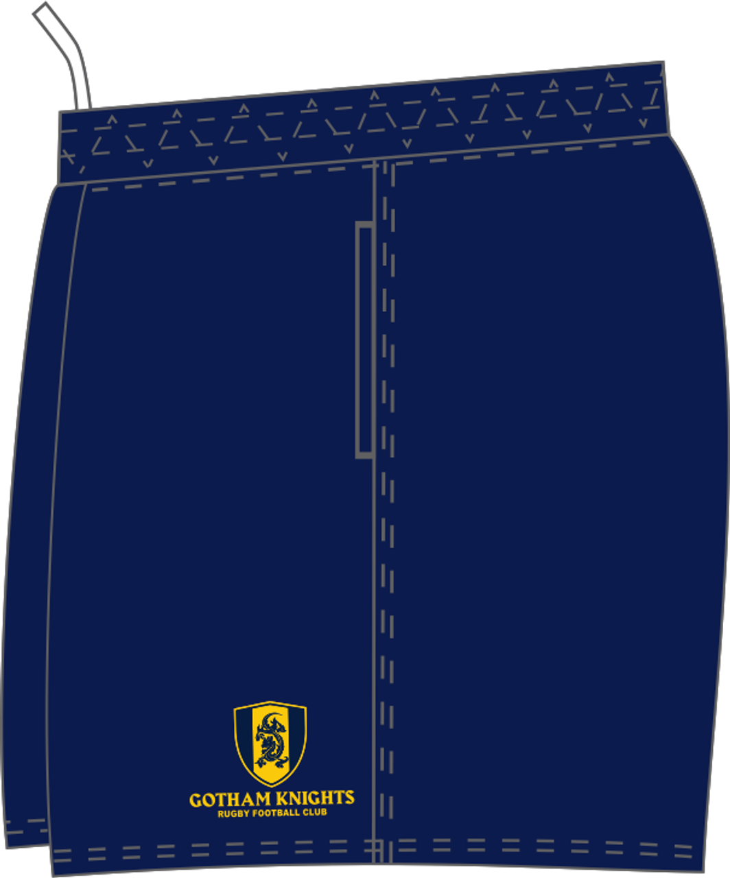 Gotham Knights SRS Pocketed Performance Rugby Shorts