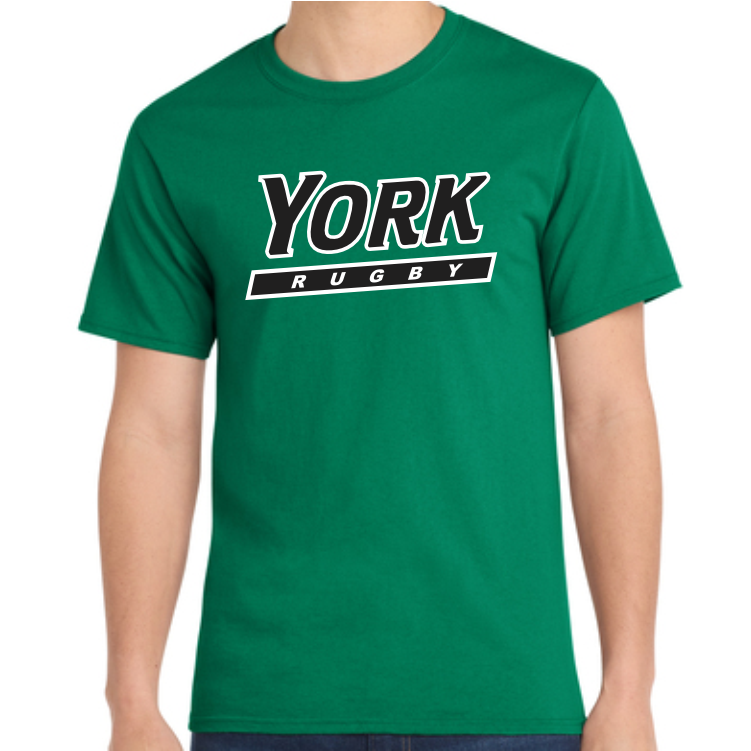 YCP Rugby Cotton Tee, Kelly Green