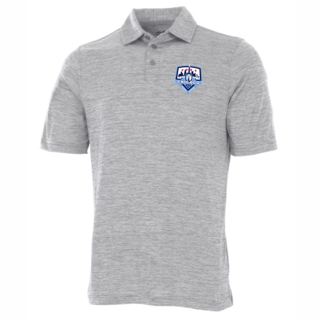 CARFU Referees Heathered Performance Polo