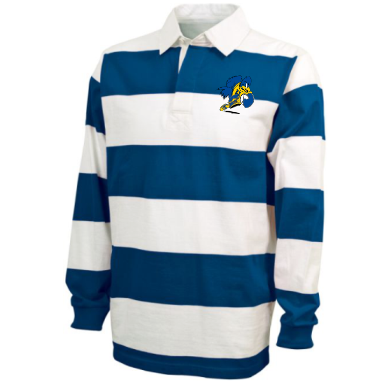 Delware Rugby Old School Stripe Polo