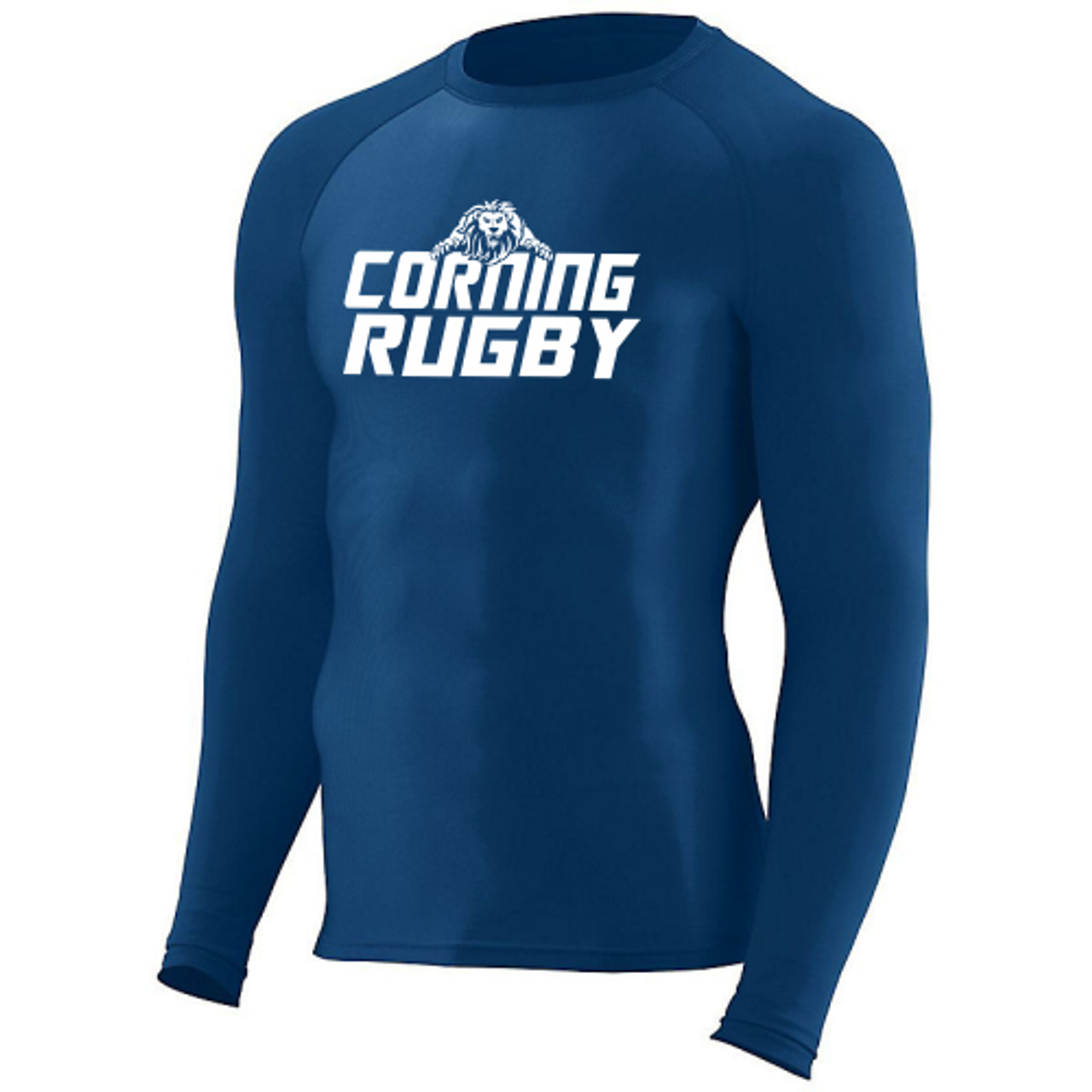 Corning Rugby Compression Shirt, Navy