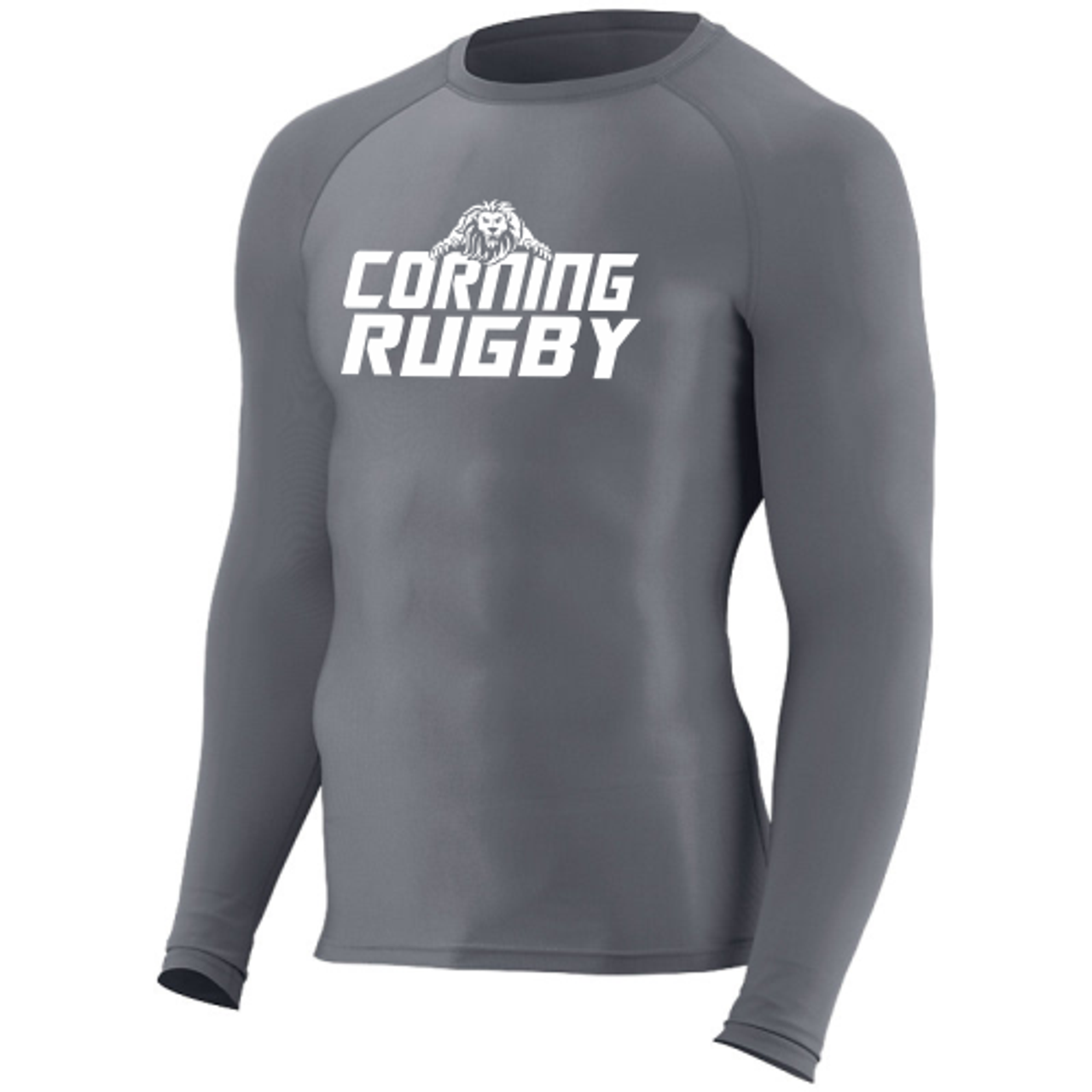 Corning Rugby Compression Shirt, Gray