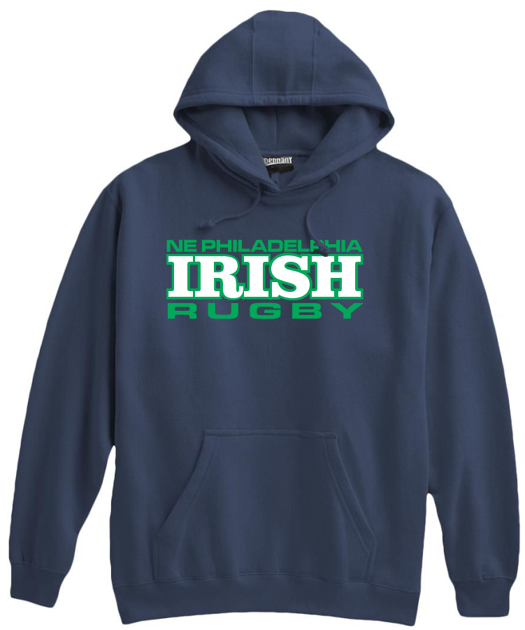 NEP Irish Fleece Hoodie, Navy