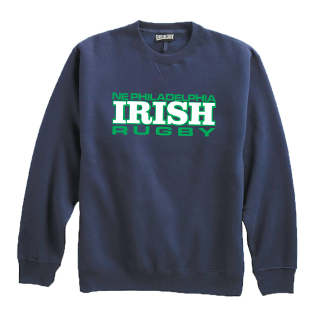 NEP Irish Fleece Crewneck, Navy 