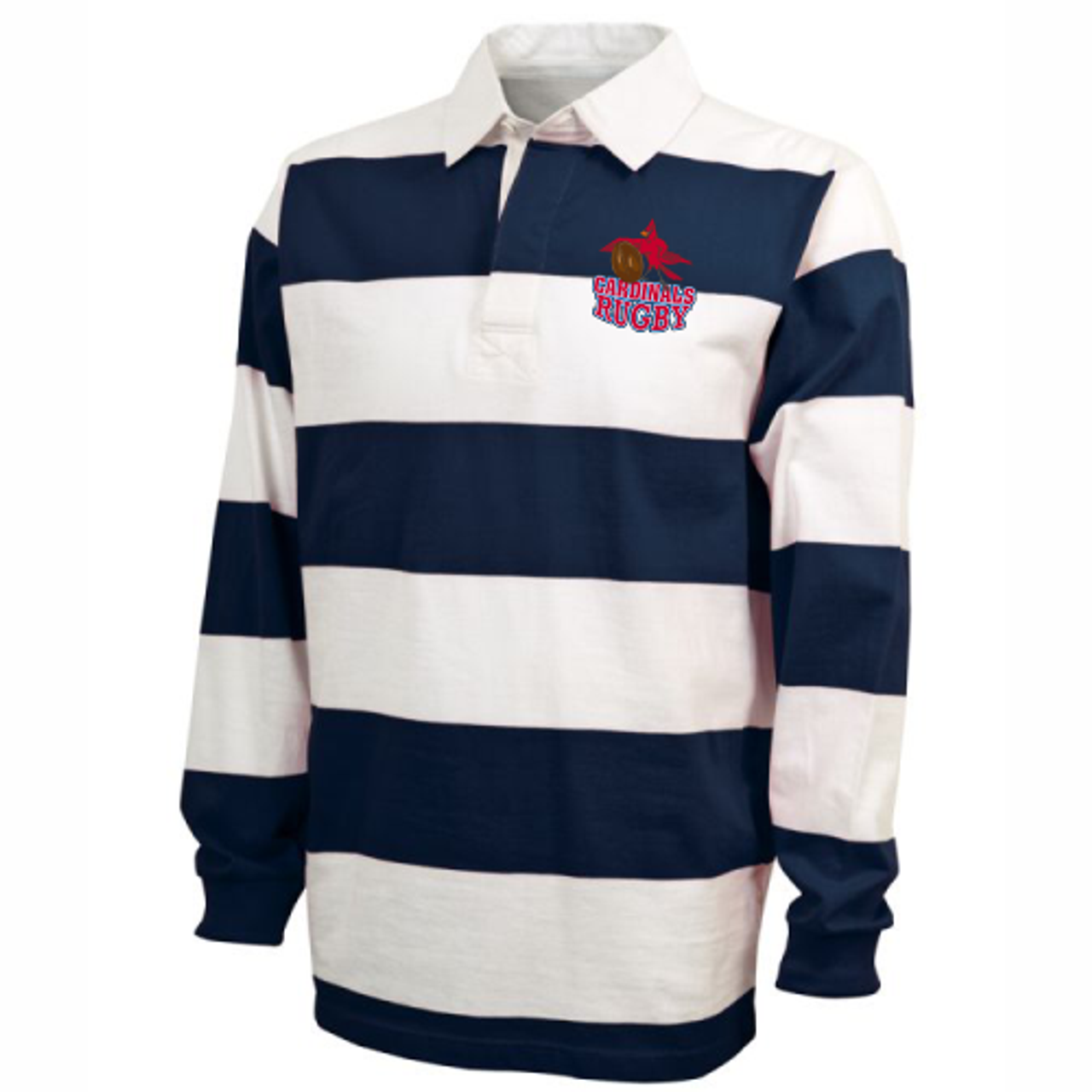 Cardinals Rugby-Stripe Polo