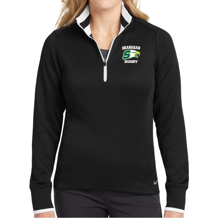 Bishop Shanahan Nike 1/2 Zip, Black/White