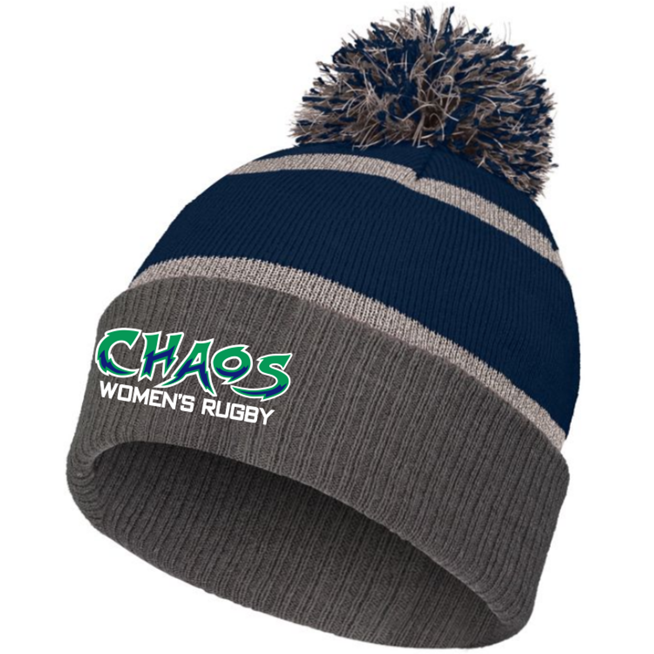 Queen City Chaos WRFC Pom Beanie