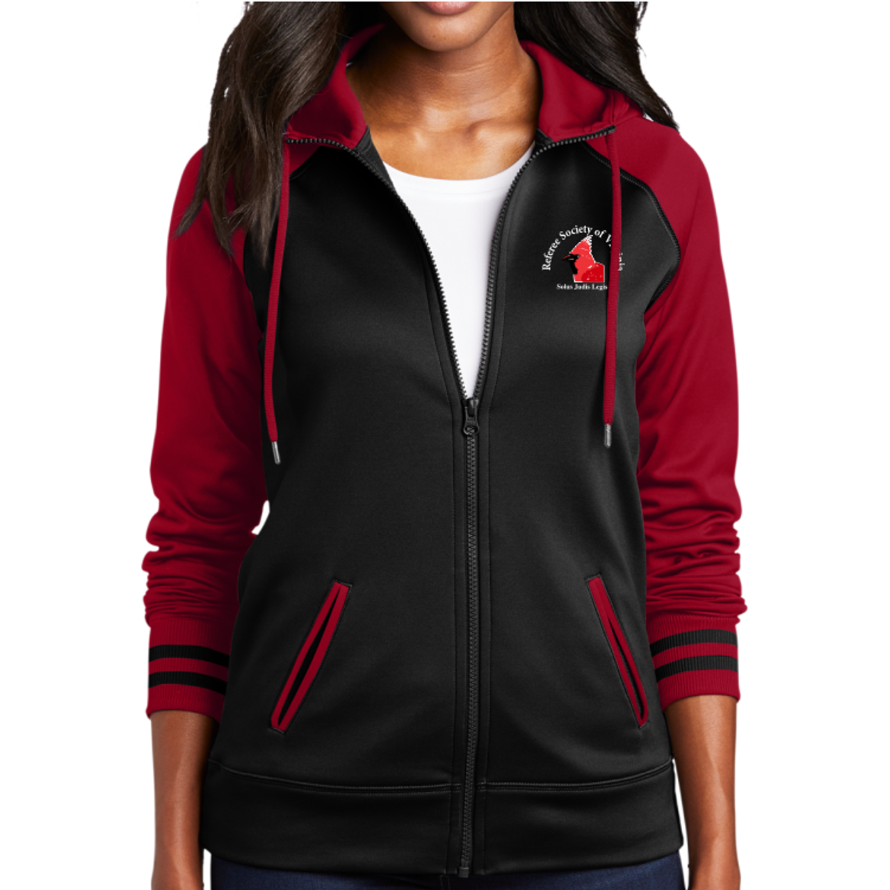 RSV Full-Zip Hoodie, Red