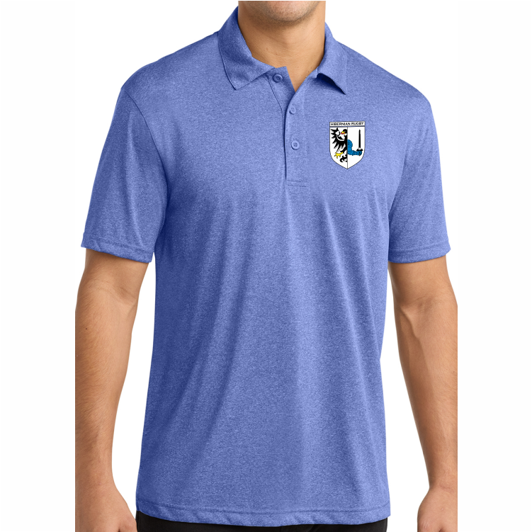 Hibernian Rugby Heathered Performance Polo