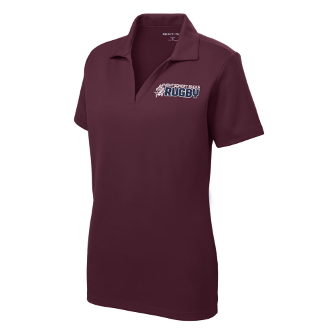 MB Rugby Performance Polo, Maroon