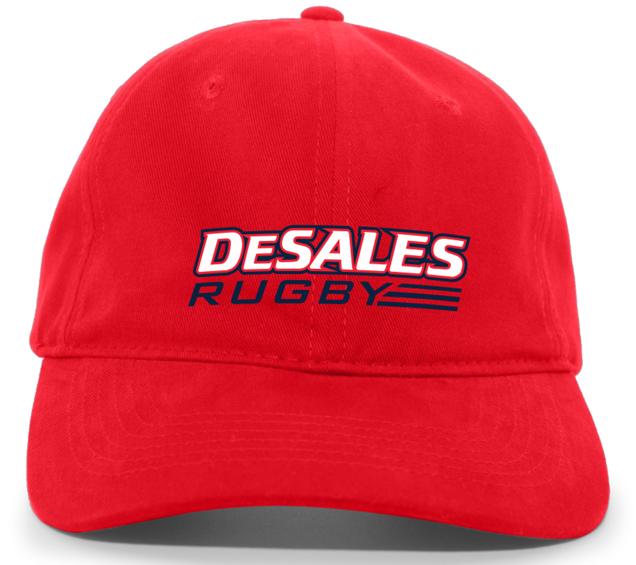 DeSales Rugby Adjustable Hat, Red