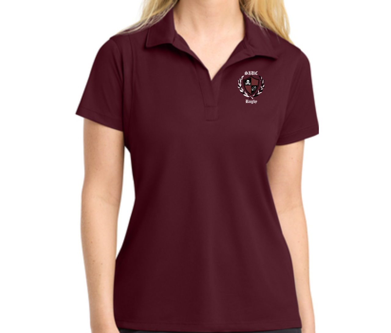 SIU Rugby Performance Polo, Maroon