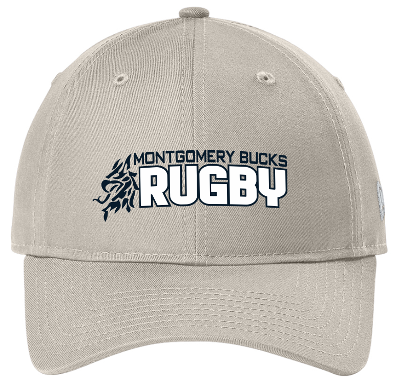 MB Rugby Twill Adjustable Hat, Stone