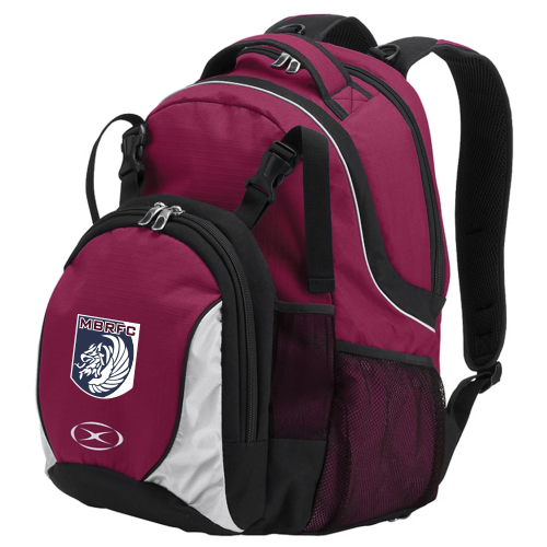 MB Rugby Backpack, Maroon