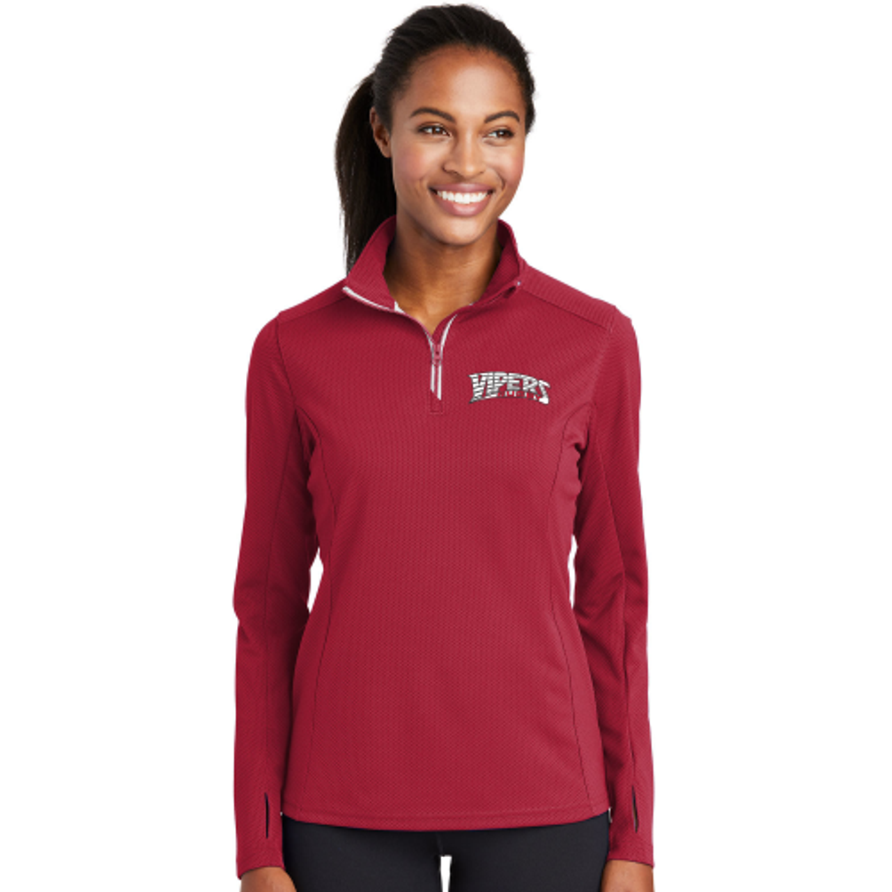 Vipers Rugby Textured 1/4-Zip Pullover