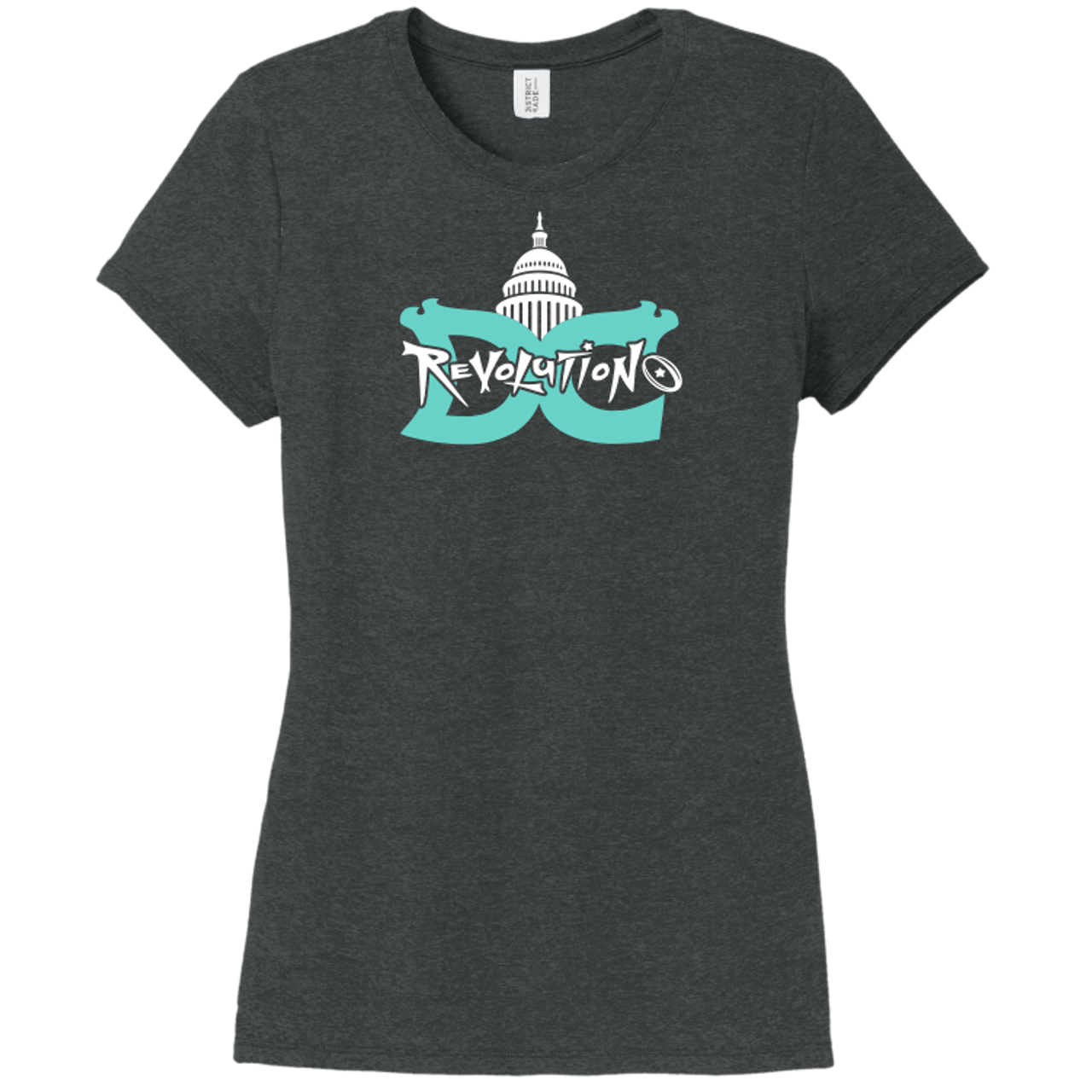 DC Revolution Triblend Tee, Black Heather