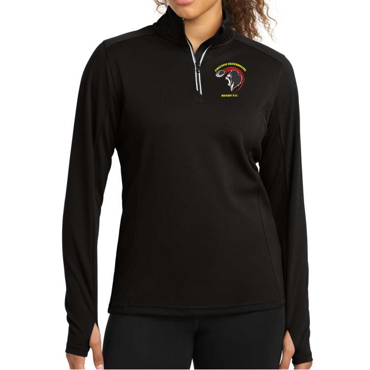 Chicago Silverbacks RFC Textured 1/4-Zip Pullover