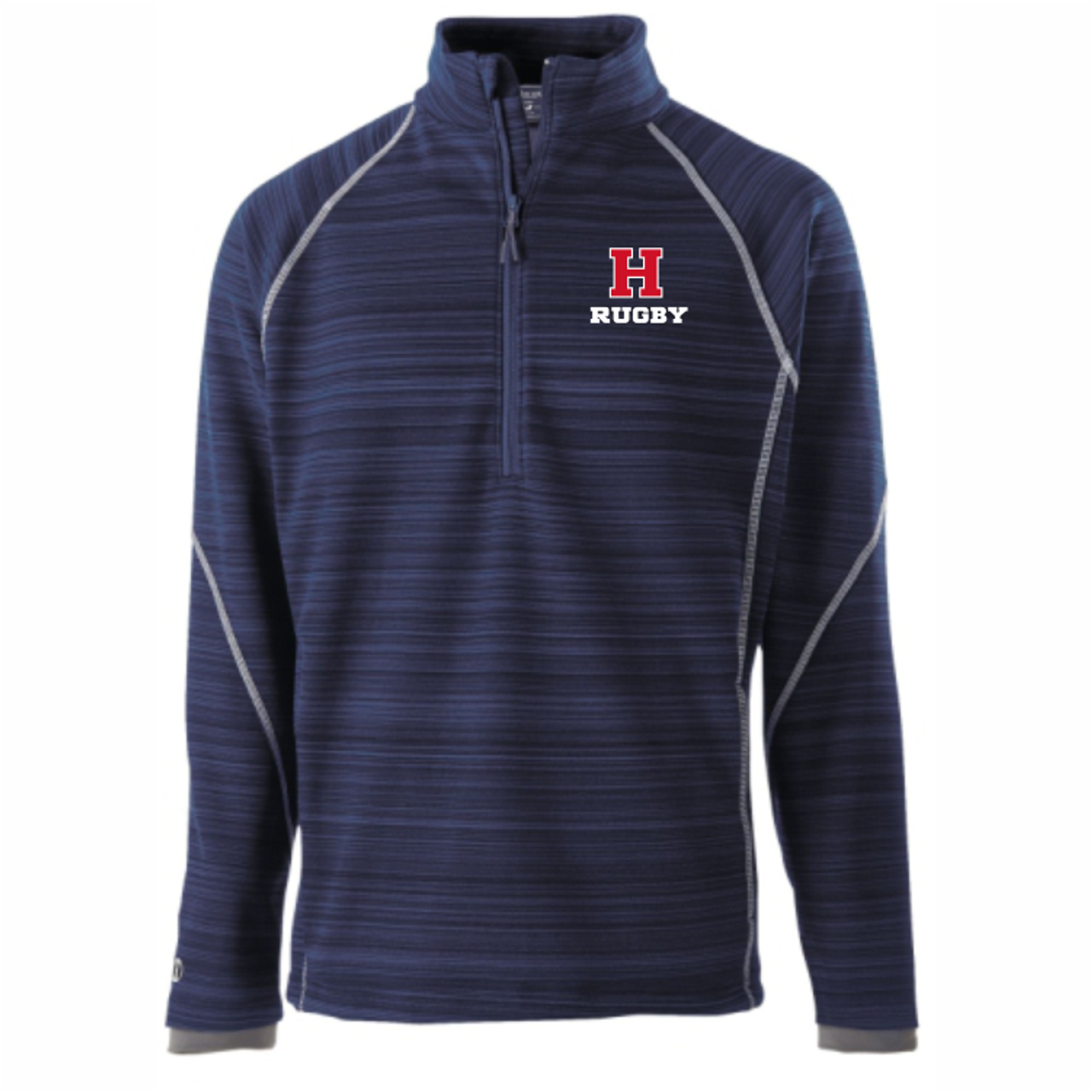 Howard University Rugby 1/2-Zip Poly Fleece Pullover