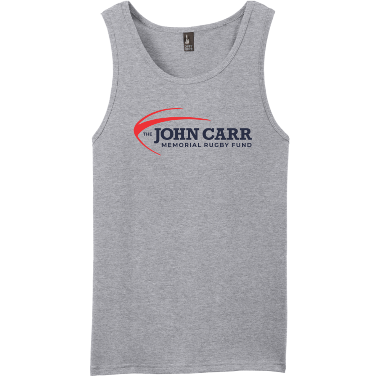 John Carr Memorial Rugby Fund Cotton Tank, Gray