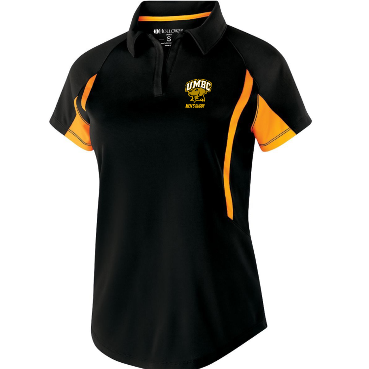 UMBC Men's Rugby Colorblock Performance Polo