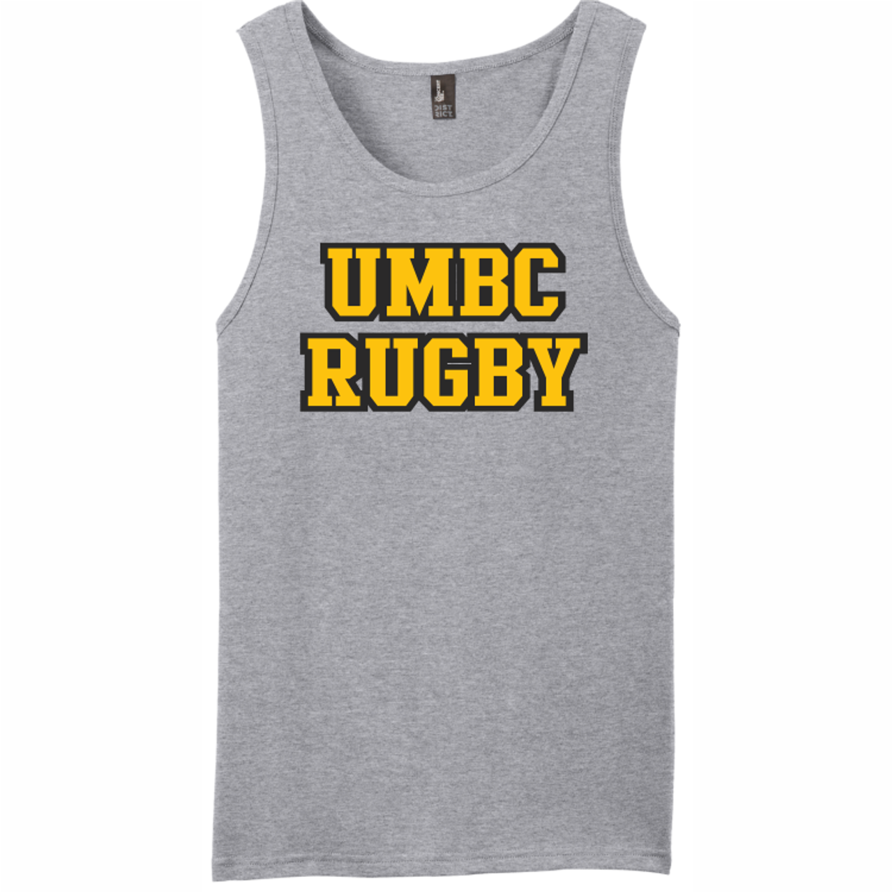 UMBC Men's Rugby Cotton Tank, Gray