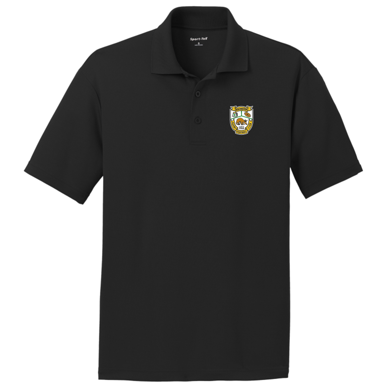 Rochester Aardvarks Performance Polo, Black