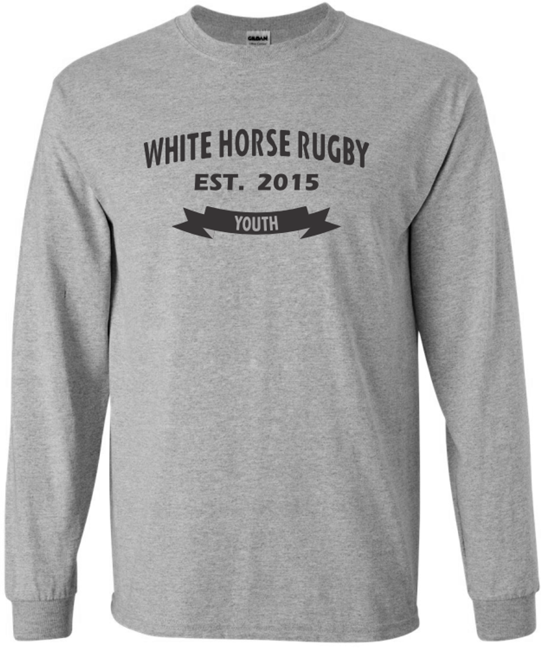 White Horse Youth Rugby CottonTee, Sport Gray