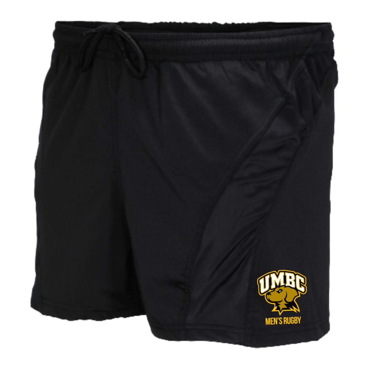 UMBC Men's Non-Pocketed Performance Rugby Shorts