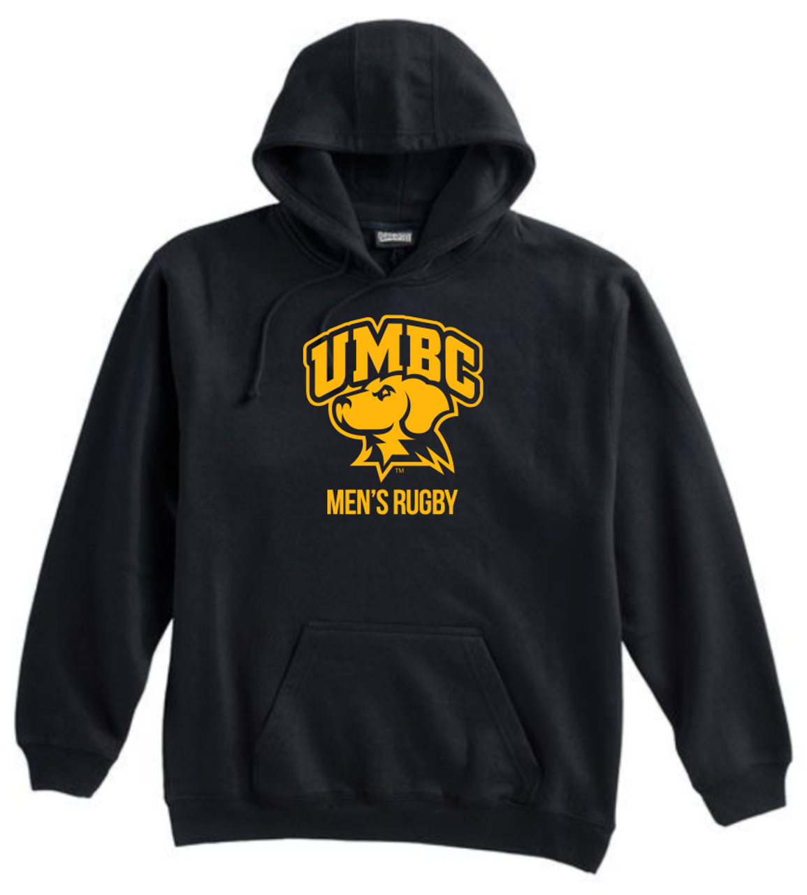 UMBC Men's Rugby Hoodie w/ Retriever