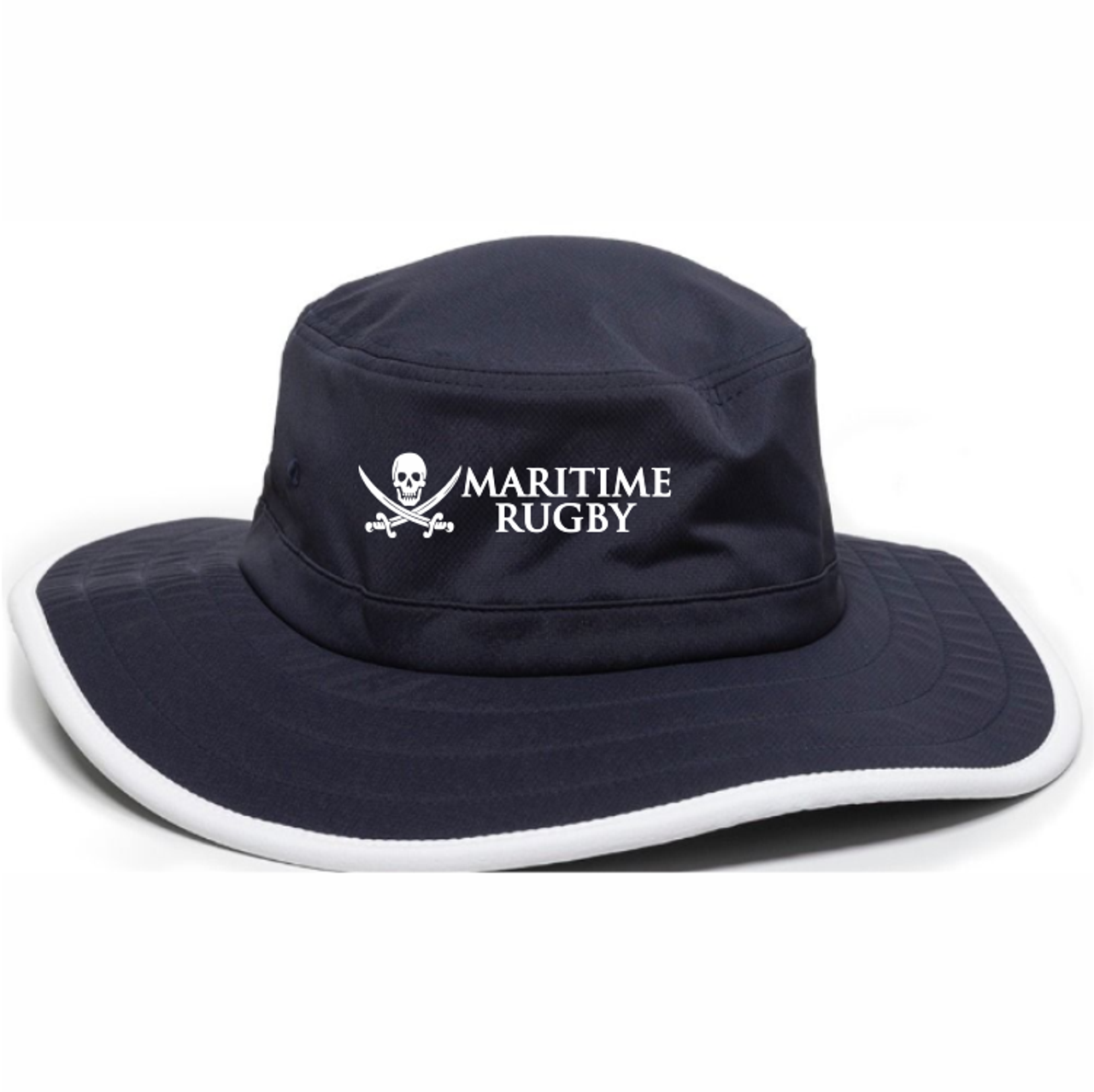 Rugby New York Bucket hat in Black w/ White Logo