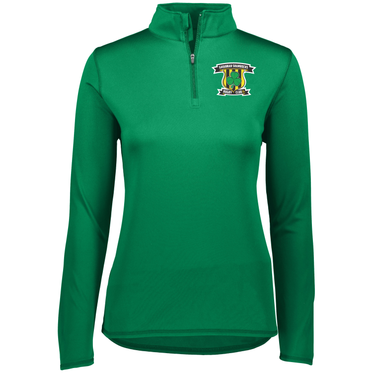 Savannah Shamrocks Rugby Lightweight 1/4 Zip, Kelly