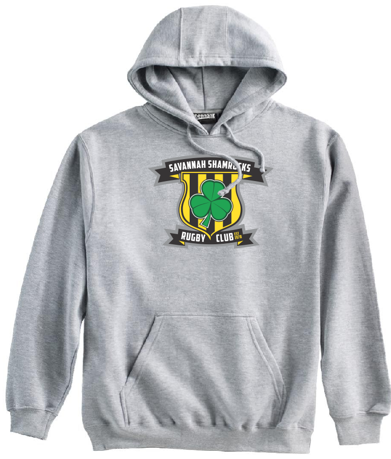 Savannah Shamrocks Rugby Hoodie, Gray