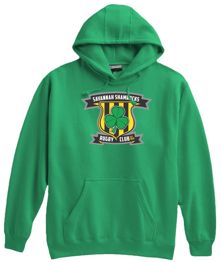 Savannah Shamrocks Rugby Hoodie, Kelly