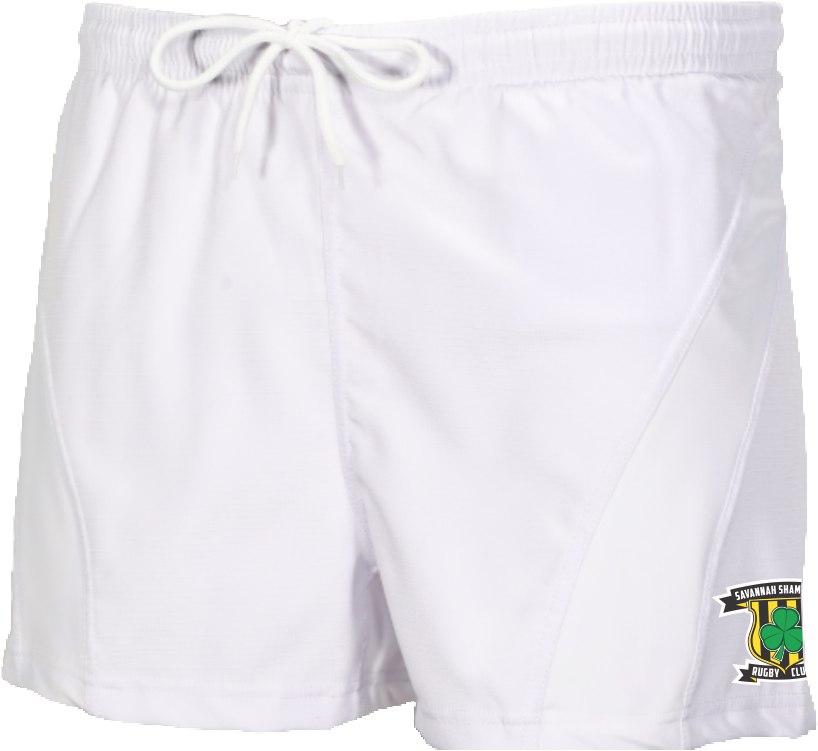 Savannah Shamrocks SRS Performance Rugby Shorts, White